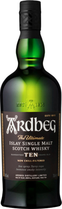 Ardbeg 10yo single malt scotch whisky 700ml