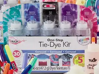 Spotlight 25% off Tulip One Step Tie Dye Kit 5 Pack in Carousel offer