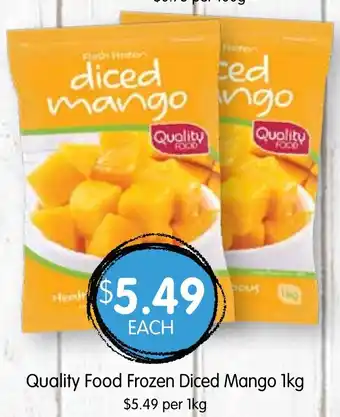 Spudshed Quality Food Frozen Diced Mango offer