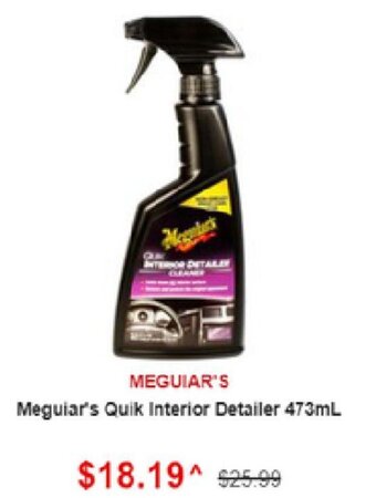 SuperCheap Auto Meguiar's Quik Interior Detailer 473ml offer