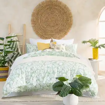 Pillow Talk Rio Tropics Quilt Cover Set by Habitat offer