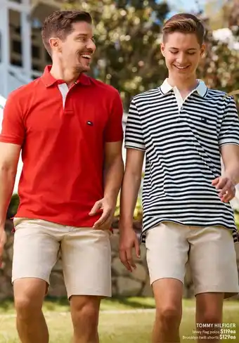 Myer Tommy Hilfiger Wavy Flag Polos offer