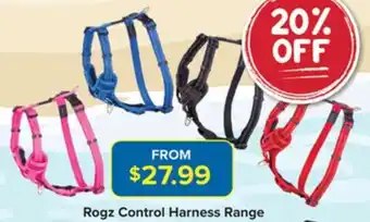 Rogz Control Harness Range
