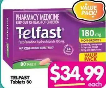 Your Discount Chemist Telfast Tablets 80 offer