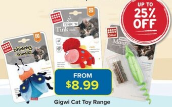 PetO Gigwi Cat Toy Range offer