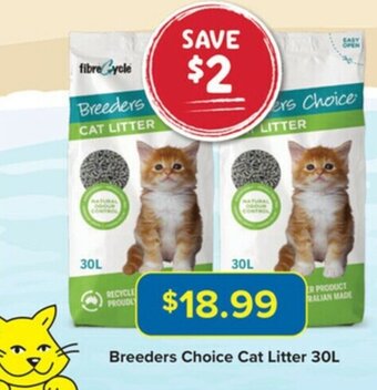 PetO Breeders Choice Cat Litter 30L offer