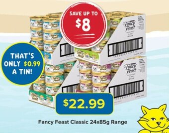 Fancy Feast Classic 24x85g Range