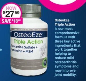 Priceline OsteoEze Triple Action offer