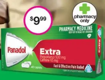 Priceline Panadol Optizorb Extra 40 Caplets offer