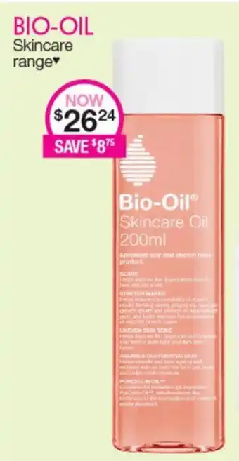 Priceline Bio-Oil Skincare Oil200 ml offer