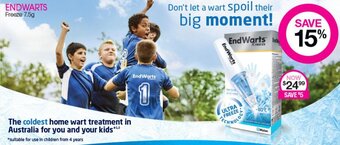 Priceline Endwarts Freeze 7.5g offer