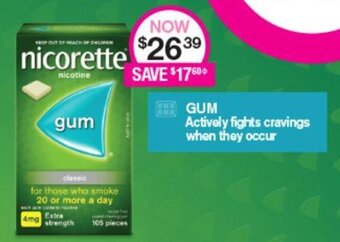 Priceline Nicorette Gum offer