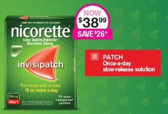 Priceline Nicorette Invisipatch offer