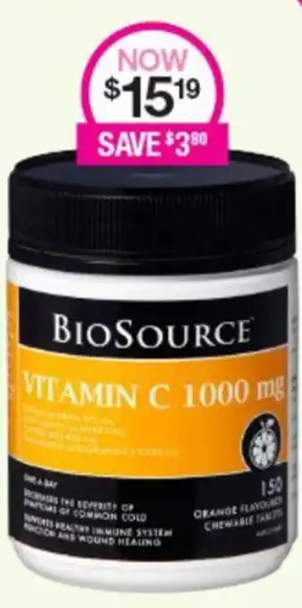 Priceline Biosource Vitamin C 1000mg offer