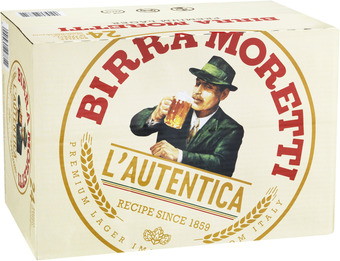 Moretti italian bottles 330ml