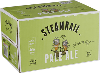 Vintage Cellars Steamrail pale ale bottles 330ml offer