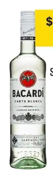 Liquorland Bacardi superior rum offer