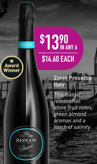 Dan Murphy's Zonin Prosecco Italy offer
