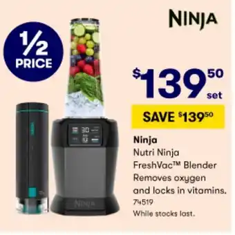 BIG W Nutri Ninja FreshVac Blender offer