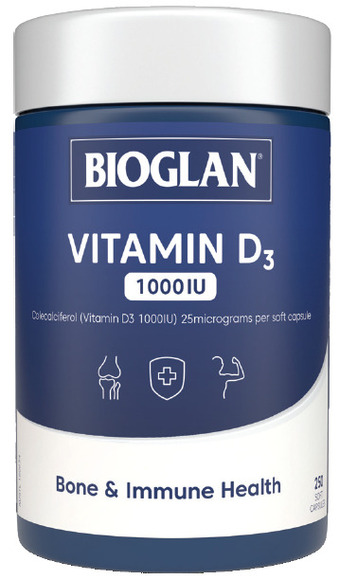 Good Price Pharmacy Bioglan vitamin d3 1000iu 250 capsules offer