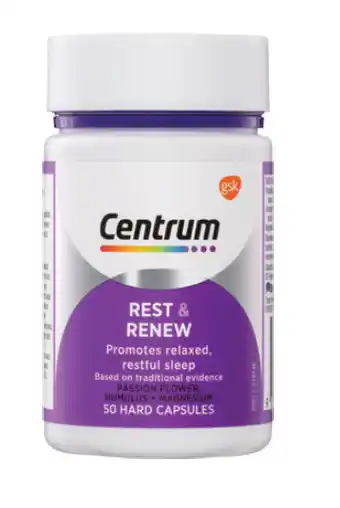 Centrum rest & renew 50 tablets