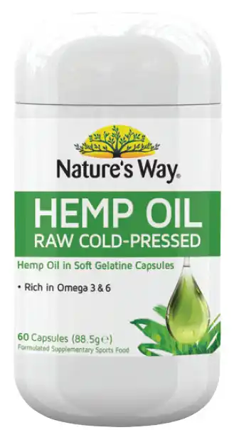 Good Price Pharmacy Nature’s way hemp oil raw cold-pressed 60 capsules offer