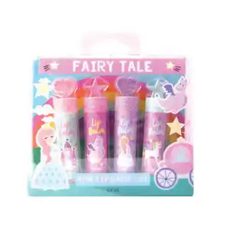 Fairytale lipbalm 4 piece gift set