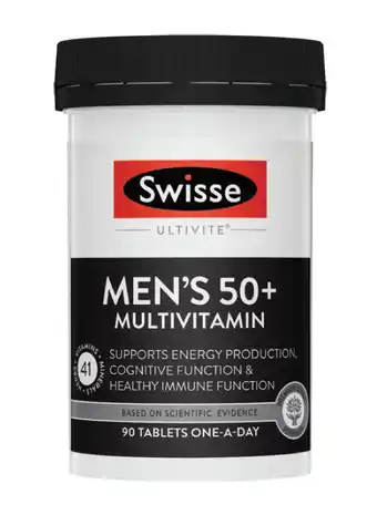 Good Price Pharmacy Swisse ultivite men’s 50+ multivitamin 90 tablets offer