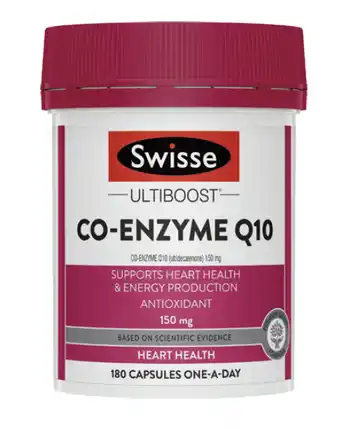 Good Price Pharmacy Swisse utliboost co-enzyme q10 180 capsules offer