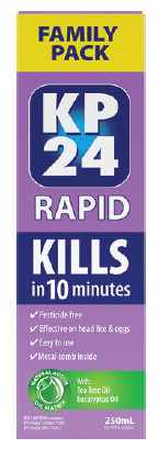 Good Price Pharmacy Kp24 rapid family pack + comb 250ml offer
