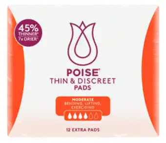 Good Price Pharmacy Poise pads discreet extra 12 pack offer