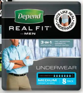 Good Price Pharmacy Depend real fit men's underwear medium 8 pack offer