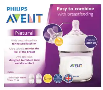 Good Price Pharmacy Avent natural feeding bottle 125ml 2 pack offer