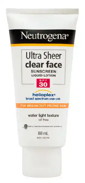 Good Price Pharmacy Neutrogena ultra sheer clear face lotion 88ml offer