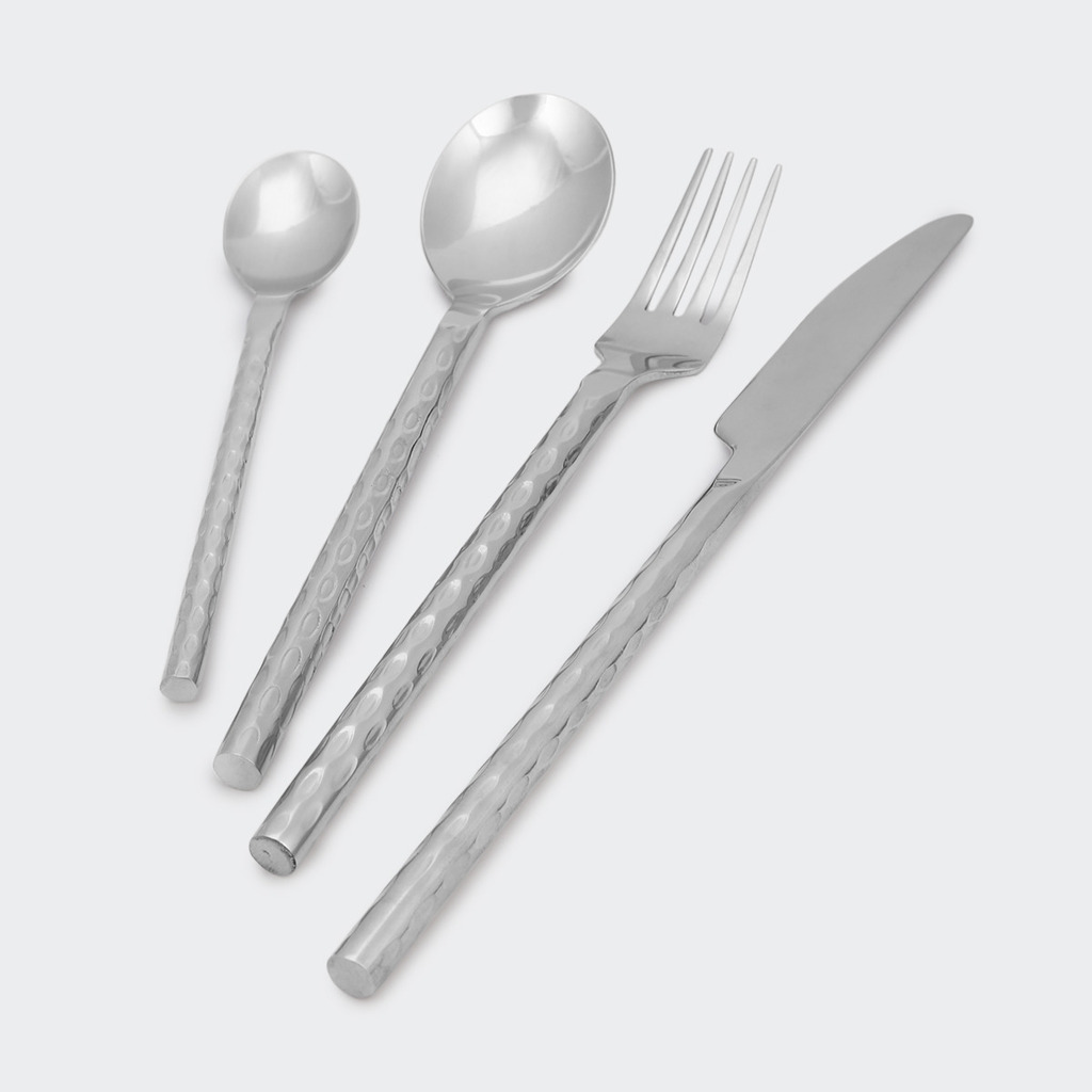 Textured 16 piece cutlery set offer at Kmart