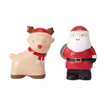 Set of 2 christmas salt and pepper shakers