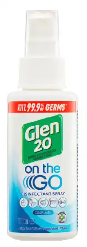 Good Price Pharmacy Glen20 disinfectant spray crisp linen 100ml offer