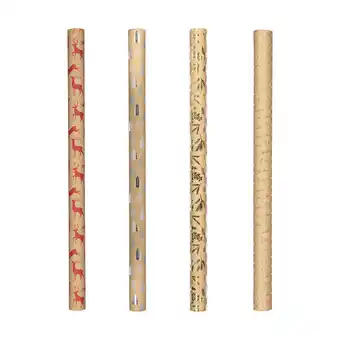 Kmart Assorted 4m premium roll wrap craft offer