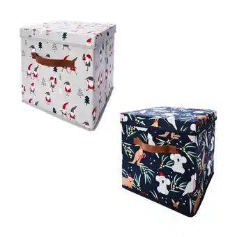 Kmart Christmas collapsible storage cube offer