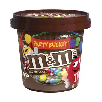 M&ms milk bucket 640g