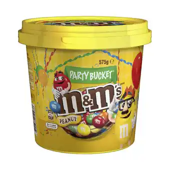 M&ms peanut bucket 575g