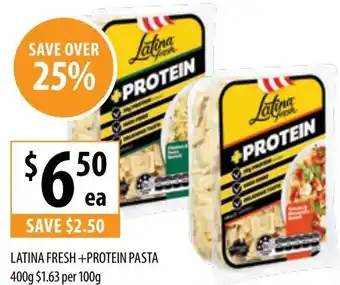 Supabarn Latina fresh +protein pasta offer