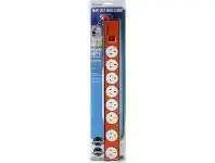 Officeworks Jackson 8 Outlet Surge Protected Metal Powerboard Orange offer