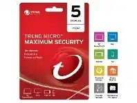 Officeworks Trend Micro Maximum Security 5 Device 1 Year Download offer