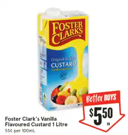 IGA Foster Clark's Vanilla Flavoured Custard offer