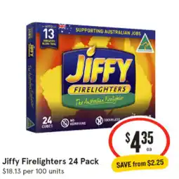 IGA Jiffy Firelighters offer