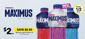 Drakes Maximus Sports Drink offer