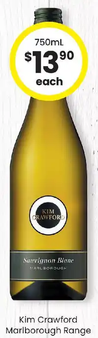 The Bottle O Kim Crawford Marlborough Range offer