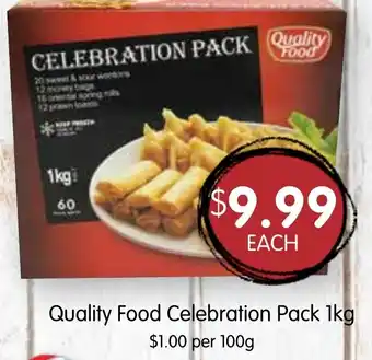 Spudshed Quality Food Celebration Pack offer