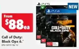 Harvey Norman Call of Duty Black Ops 6 offer